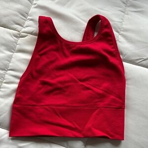 Victoria's Secret Pink Ribbed Workout Bra Top